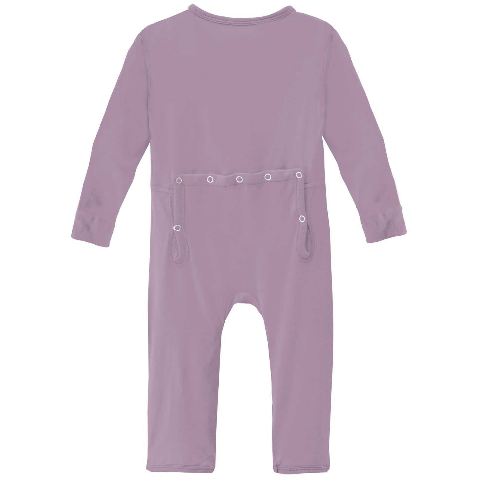 Coverall with 2 Way Zipper in Lavender