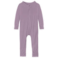 Coverall with 2 Way Zipper in Lavender