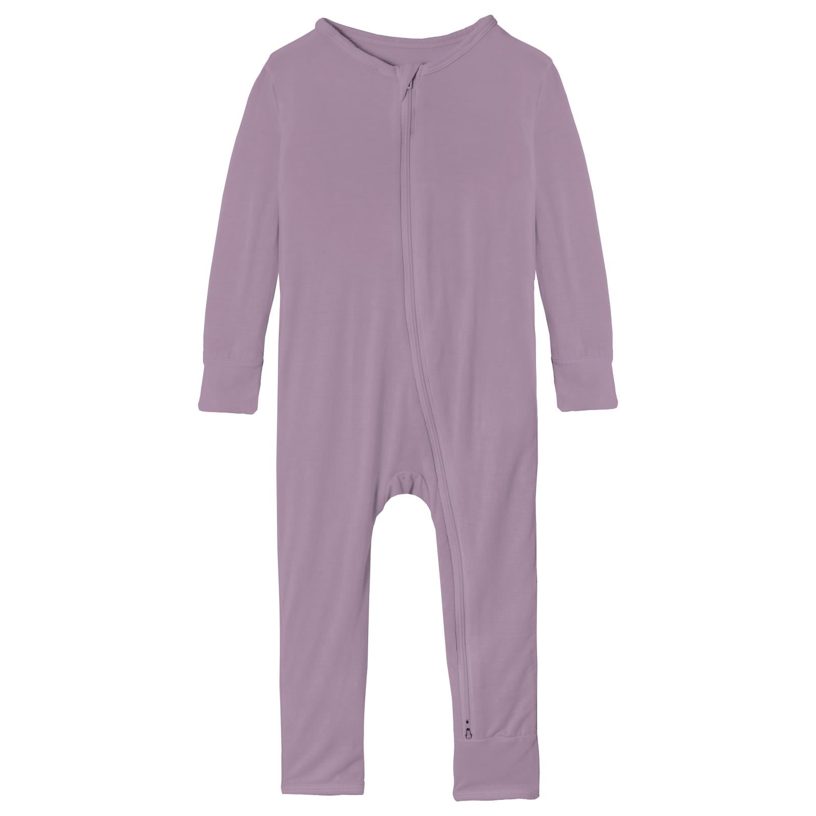 Coverall with 2 Way Zipper in Lavender