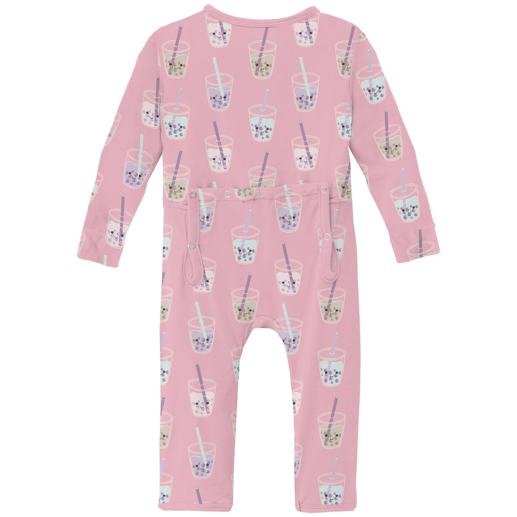 Print Coverall with 2 Way Zipper in Cake Pop Boba