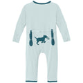 Applique Coverall with 2 Way Zipper in Fresh Air Frisbee Labs
