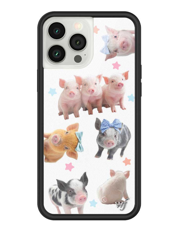 Cute Little Piggies iPhone Case with Stars Design - Image 39