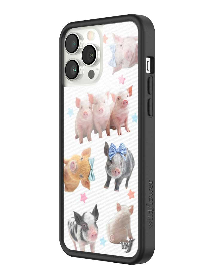 Cute Little Piggies iPhone Case with Stars Design - Image 40