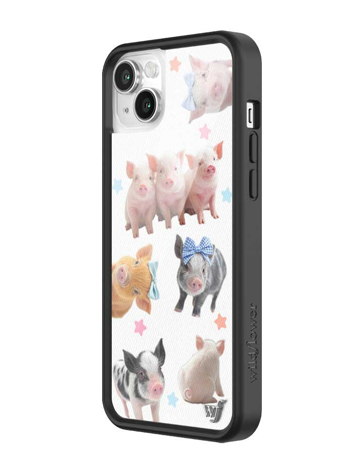 Cute Little Piggies iPhone Case with Stars Design - Image 38