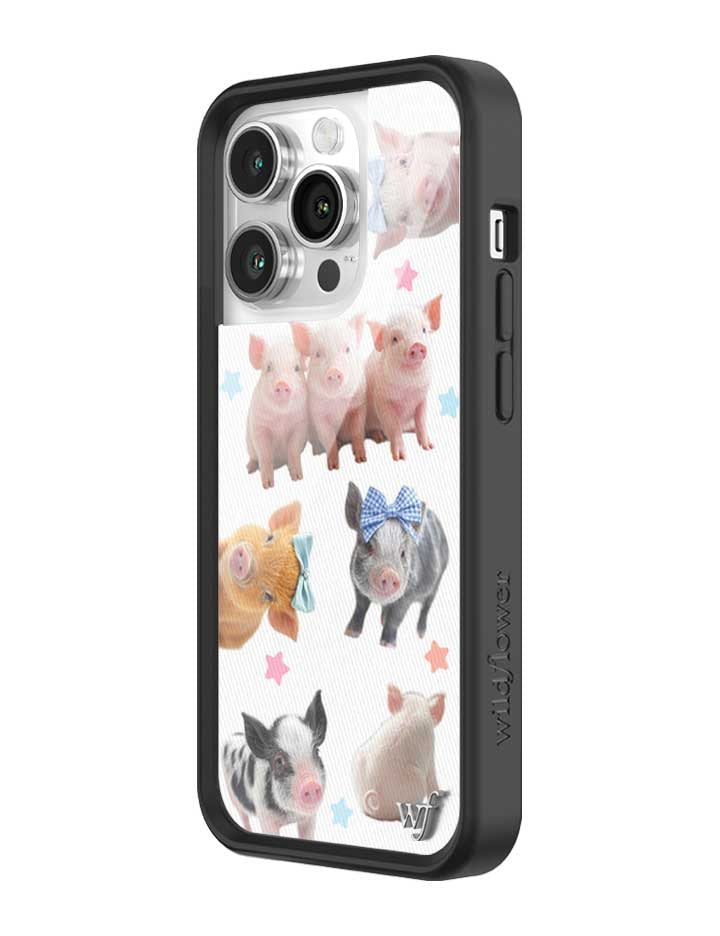 Cute Little Piggies iPhone Case with Stars Design - Image 36