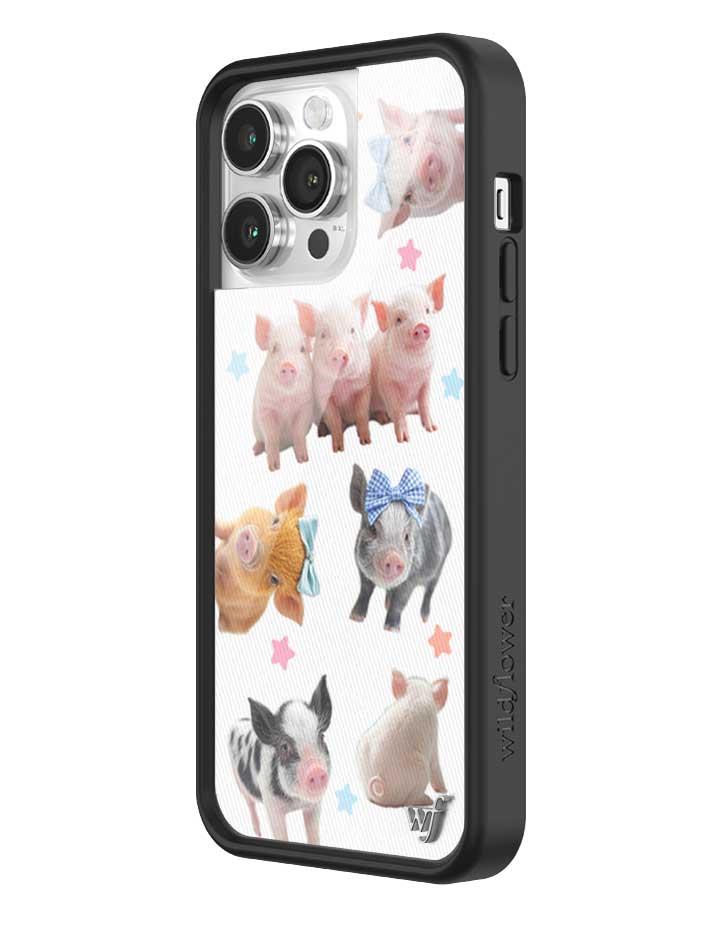 Cute Little Piggies iPhone Case with Stars Design - Image 34