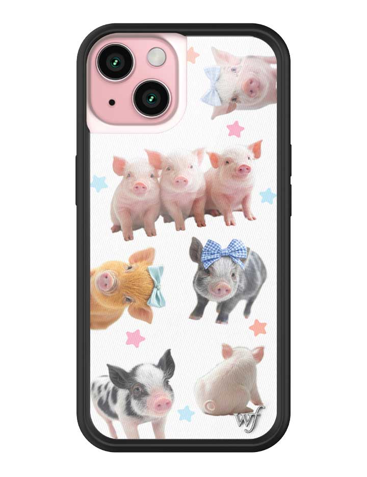 Cute Little Piggies iPhone Case with Stars Design - Image 31
