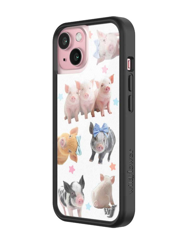 Cute Little Piggies iPhone Case with Stars Design - Image 32