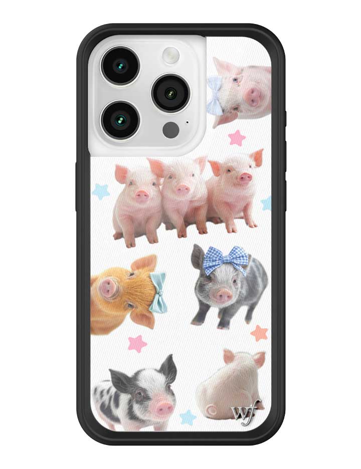 Cute Little Piggies iPhone Case with Stars Design - Image 29