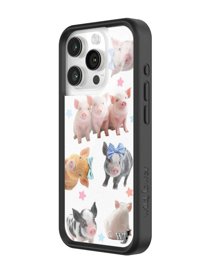 Cute Little Piggies iPhone Case with Stars Design - Image 30