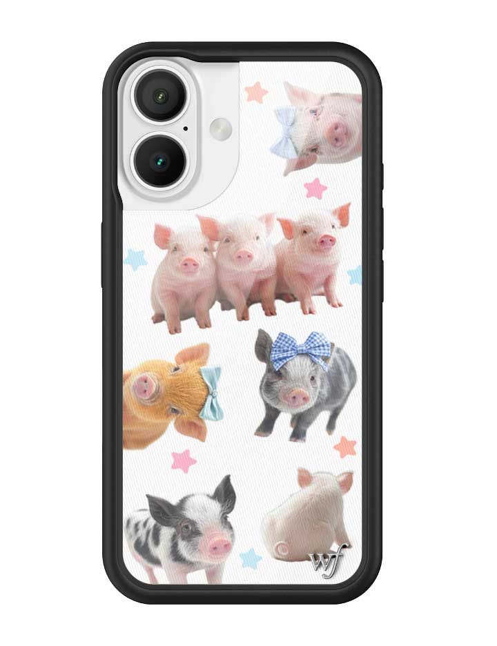 Cute Little Piggies iPhone Case with Stars Design - Image 21