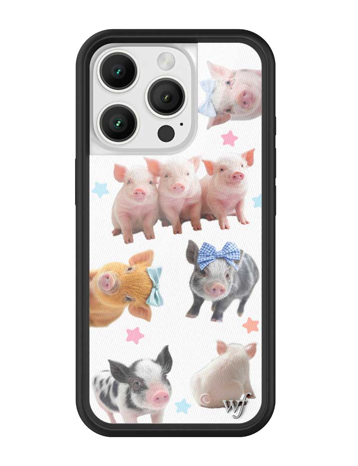 Cute Little Piggies iPhone Case with Stars Design - Image 19