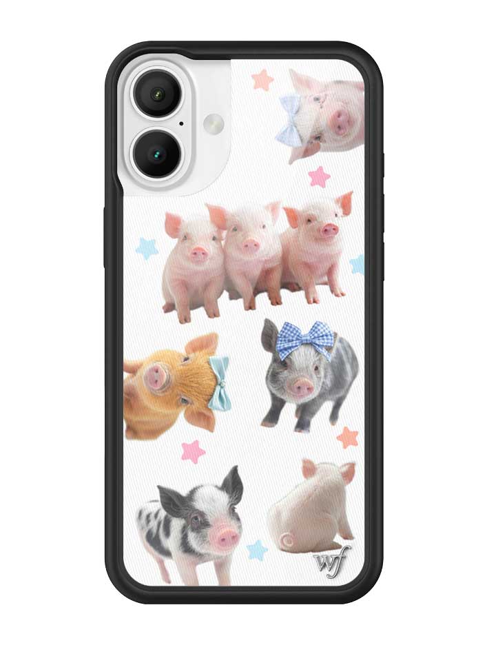 Cute Little Piggies iPhone Case with Stars Design - Image 17