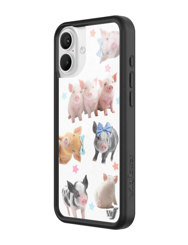 Cute Little Piggies iPhone Case with Stars Design - Image 18