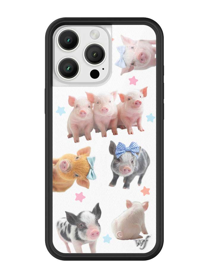 Cute Little Piggies iPhone Case with Stars Design - Image 15