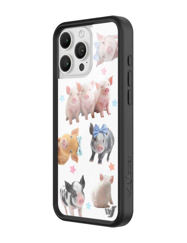 Cute Little Piggies iPhone Case with Stars Design - Image 16
