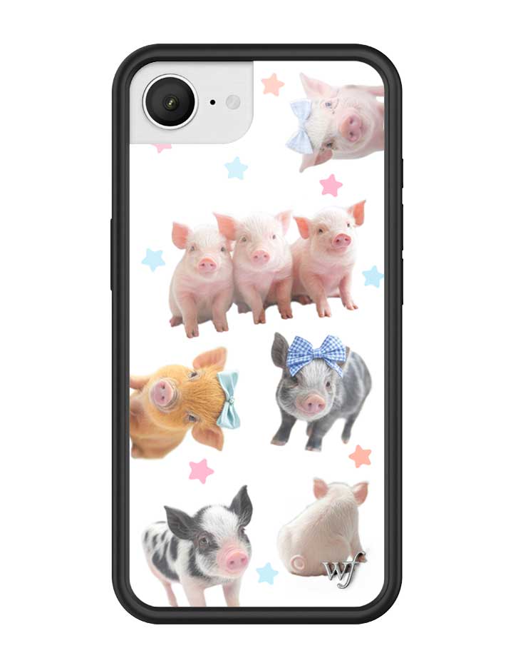 Cute Little Piggies iPhone Case with Stars Design - Image 23