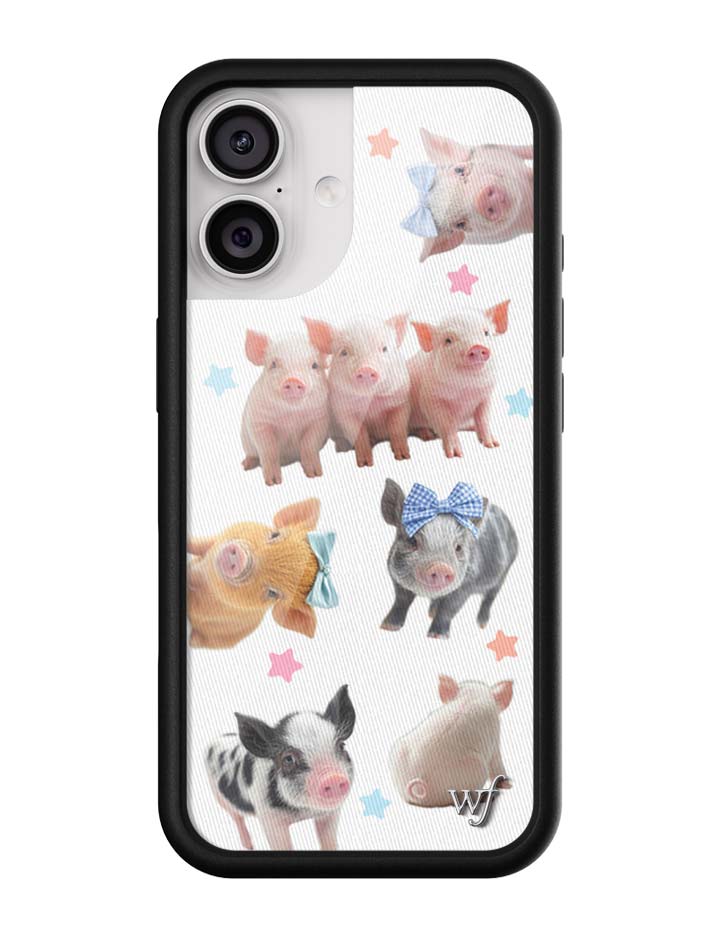 Cute Little Piggies iPhone Case with Stars Design - Image 7