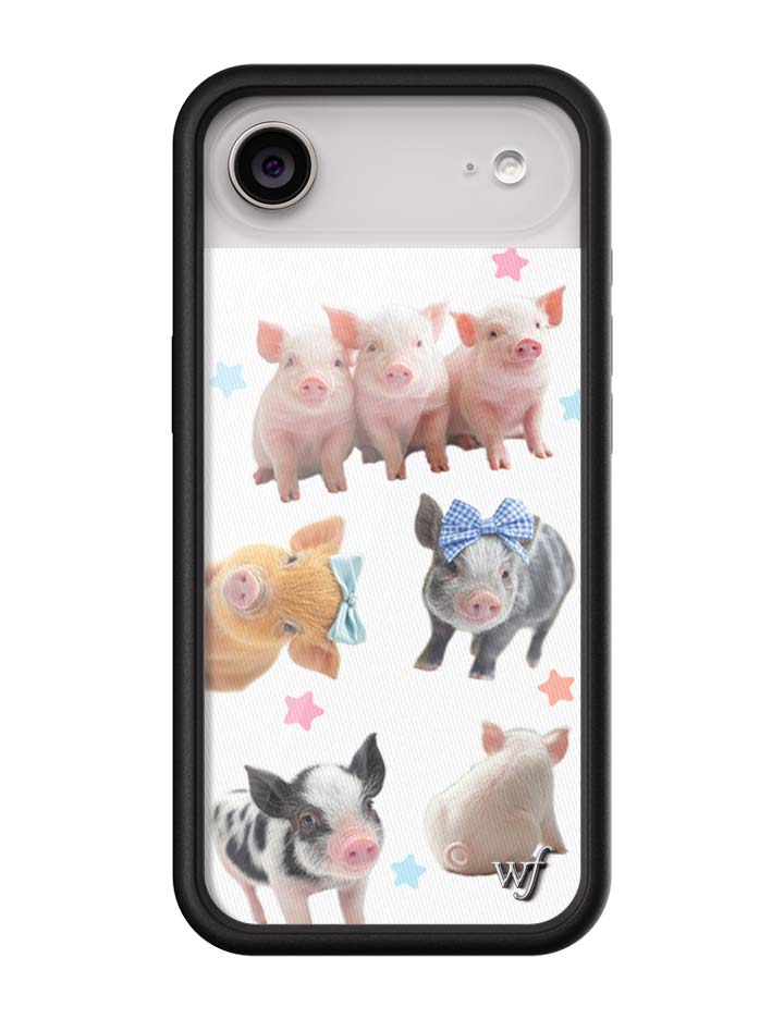 Cute Little Piggies iPhone Case with Stars Design - Image 12