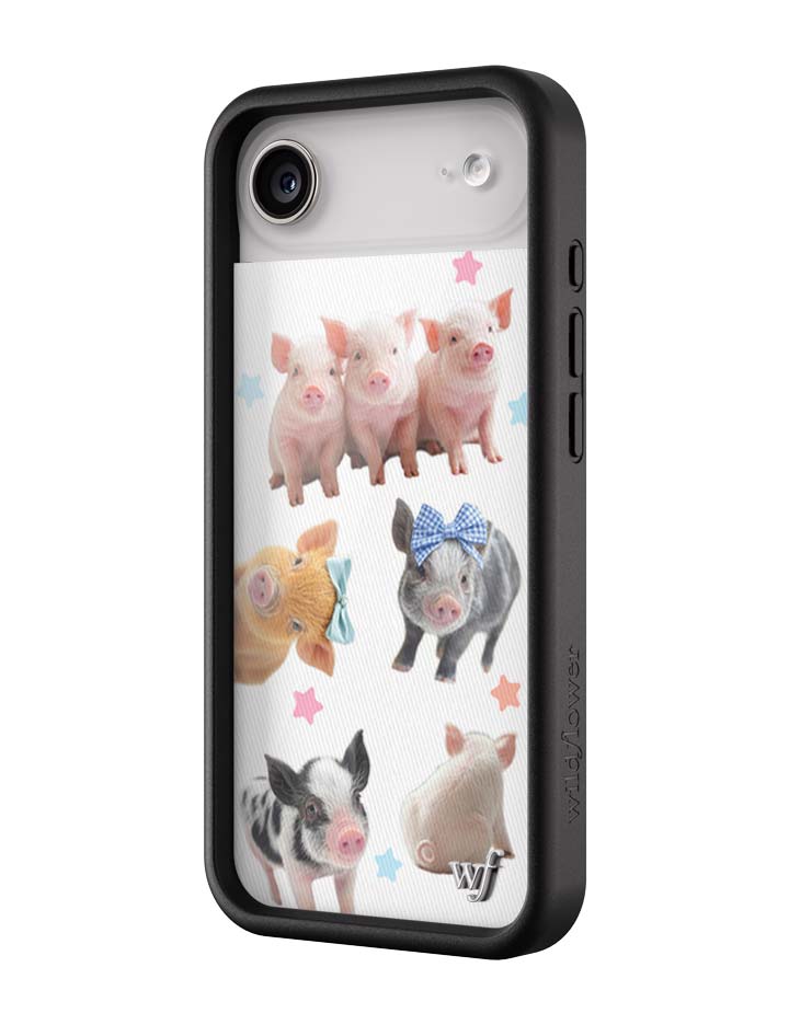 Cute Little Piggies iPhone Case with Stars Design - Image 13