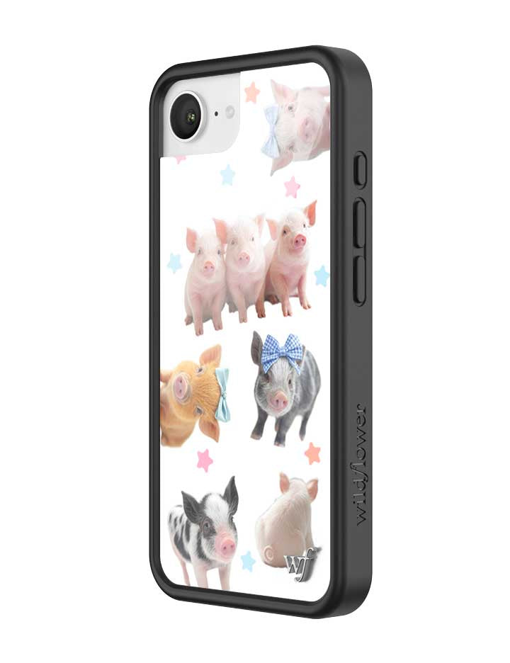 Cute Little Piggies iPhone Case with Stars Design - Image 11