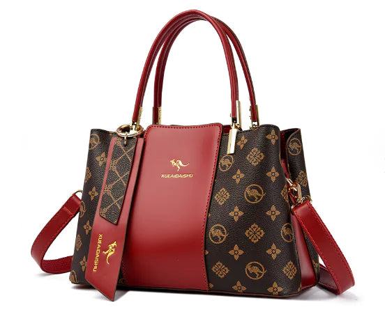 Classic Daishu Women's Handbag with Color Block Design