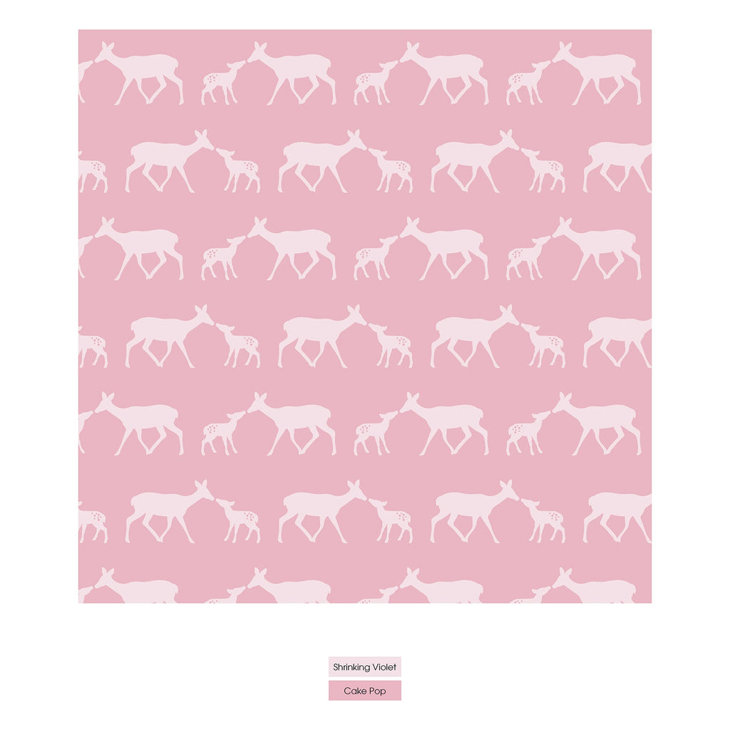 Print Coverall with 2 Way Zipper in Cake Pop Doe & Fawn