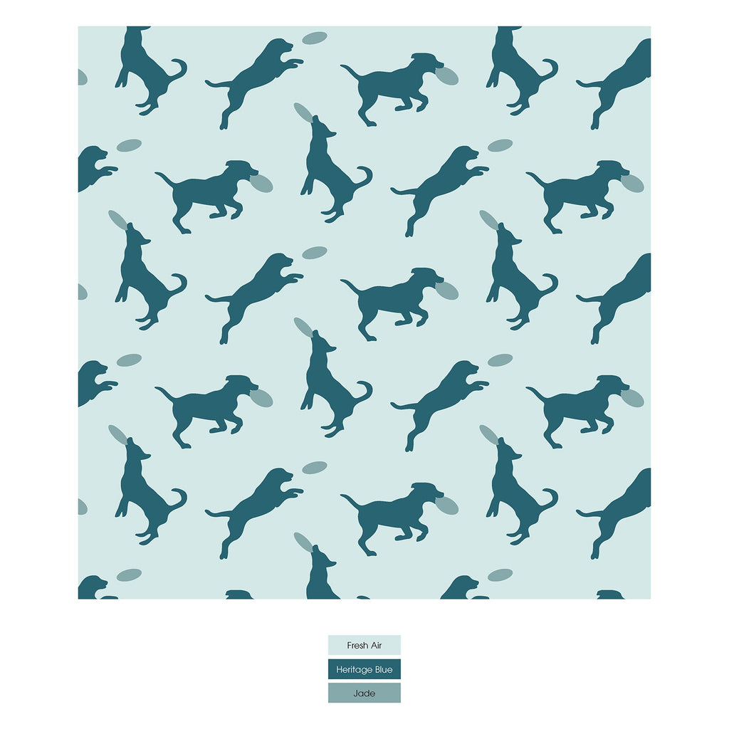 Print Finn Zip Tank Romper in Fresh Air Frisbee Labs