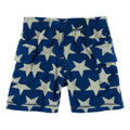 Print Cargo Short in Flag Blue Vintage Stars