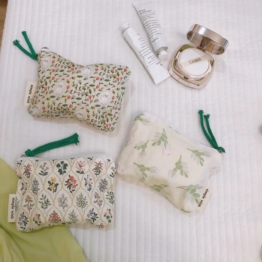 Women's Cosmetic Bag and Coin Purse Holder