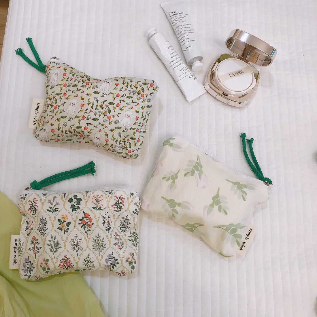 Women's Cosmetic Bag and Coin Purse Holder