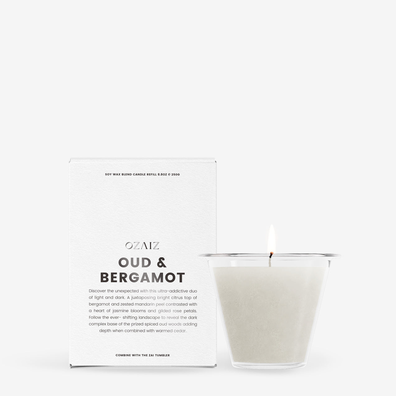 AIZ Candle - Oud & Bergamot