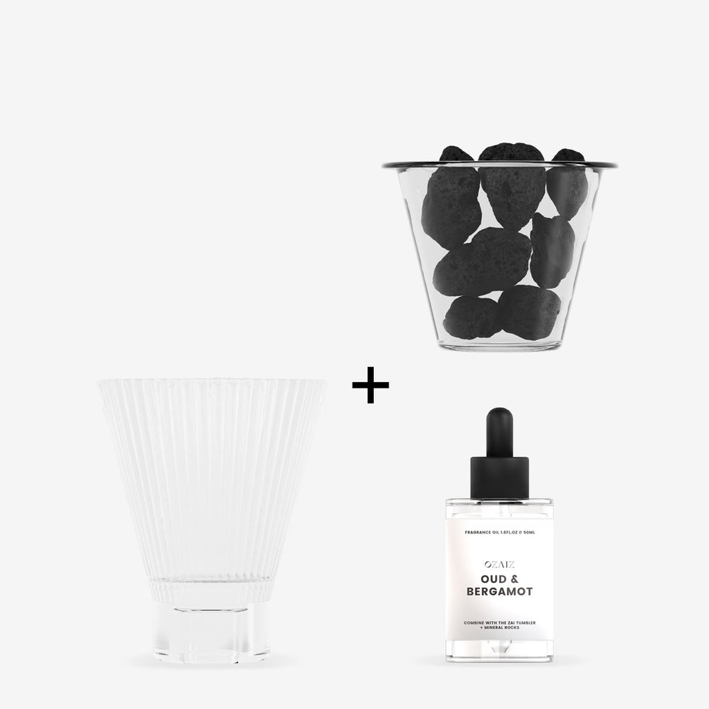 ZAI Lava Rock Diffuser - Cedar & Black Cherry