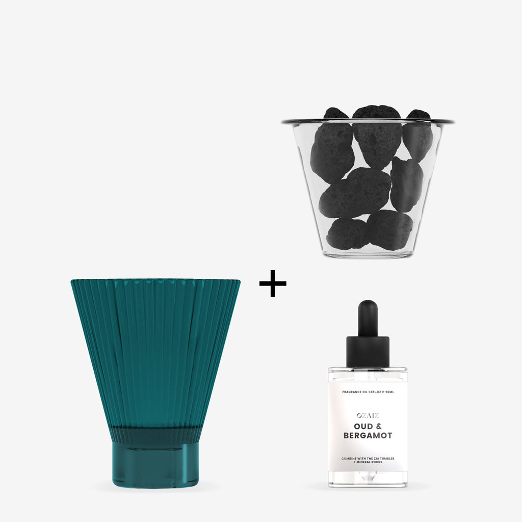 ZAI Lava Rock Diffuser - Cedar & Black Cherry