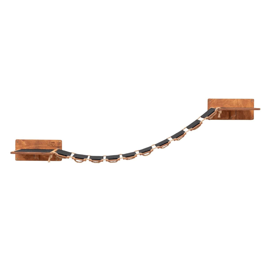 Oak Cat Rope Bridge Wall Mounted Pet Activity Center