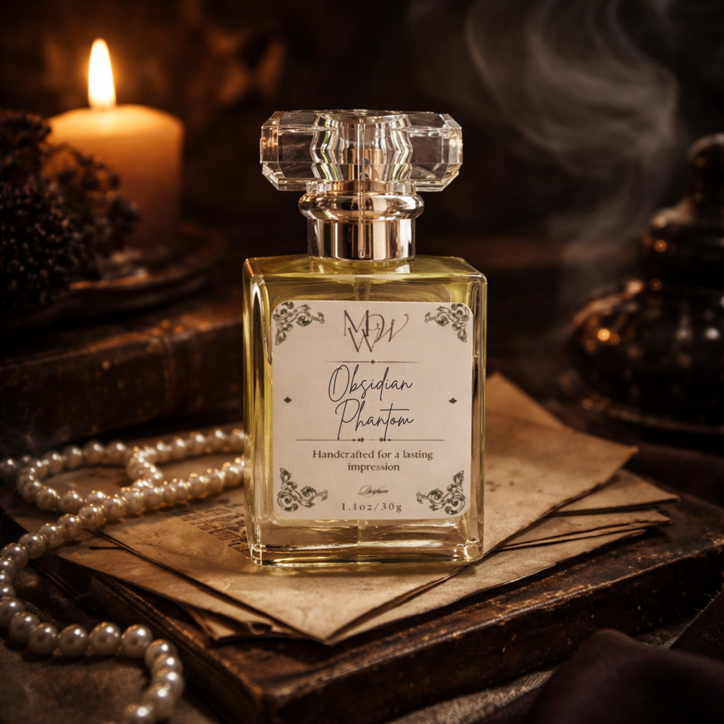 Obsidian Phantom Perfume | Dark Rum, Vetiver, Sandalwood Inspired Fragrance