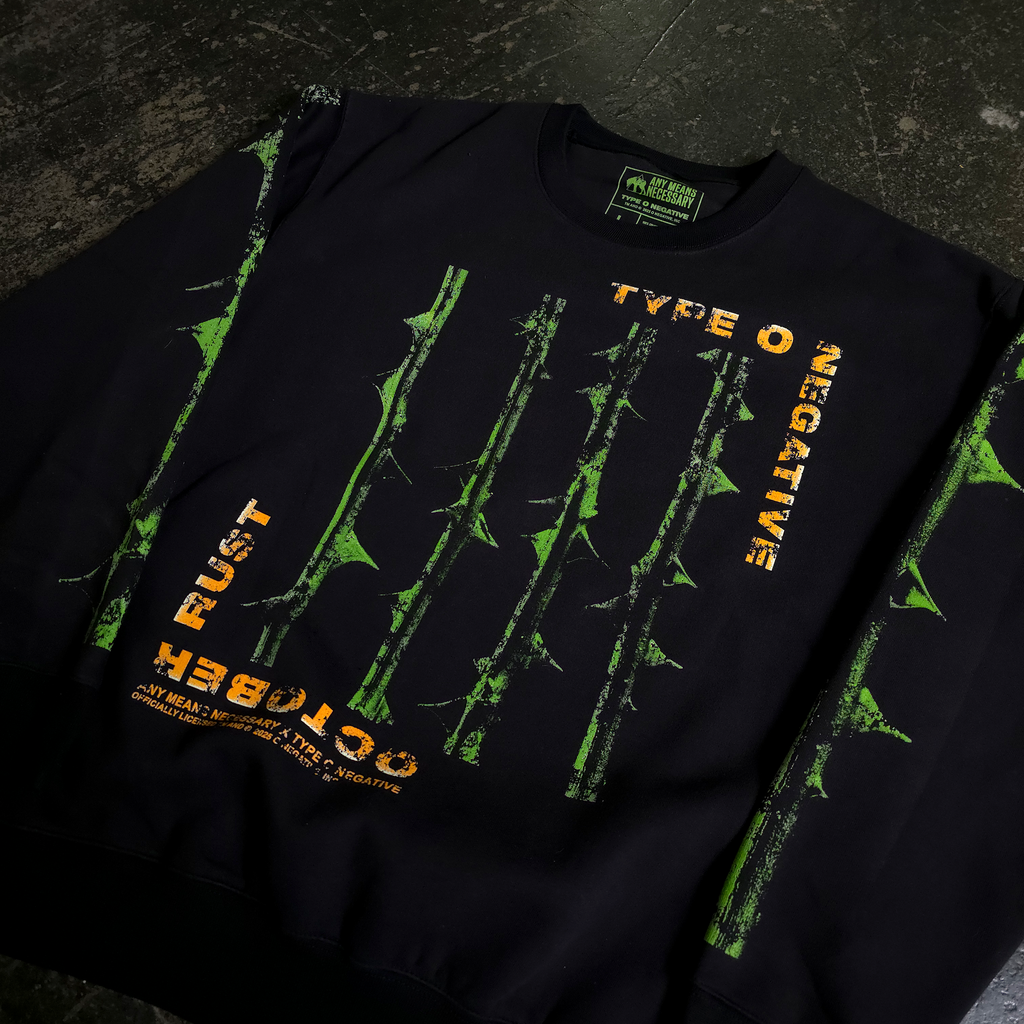 Type O Negative October Rust Graphic Crewneck Sweatshirt - Image 2