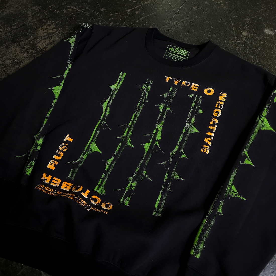 Type O Negative October Rust Graphic Crewneck Sweatshirt - Image 2