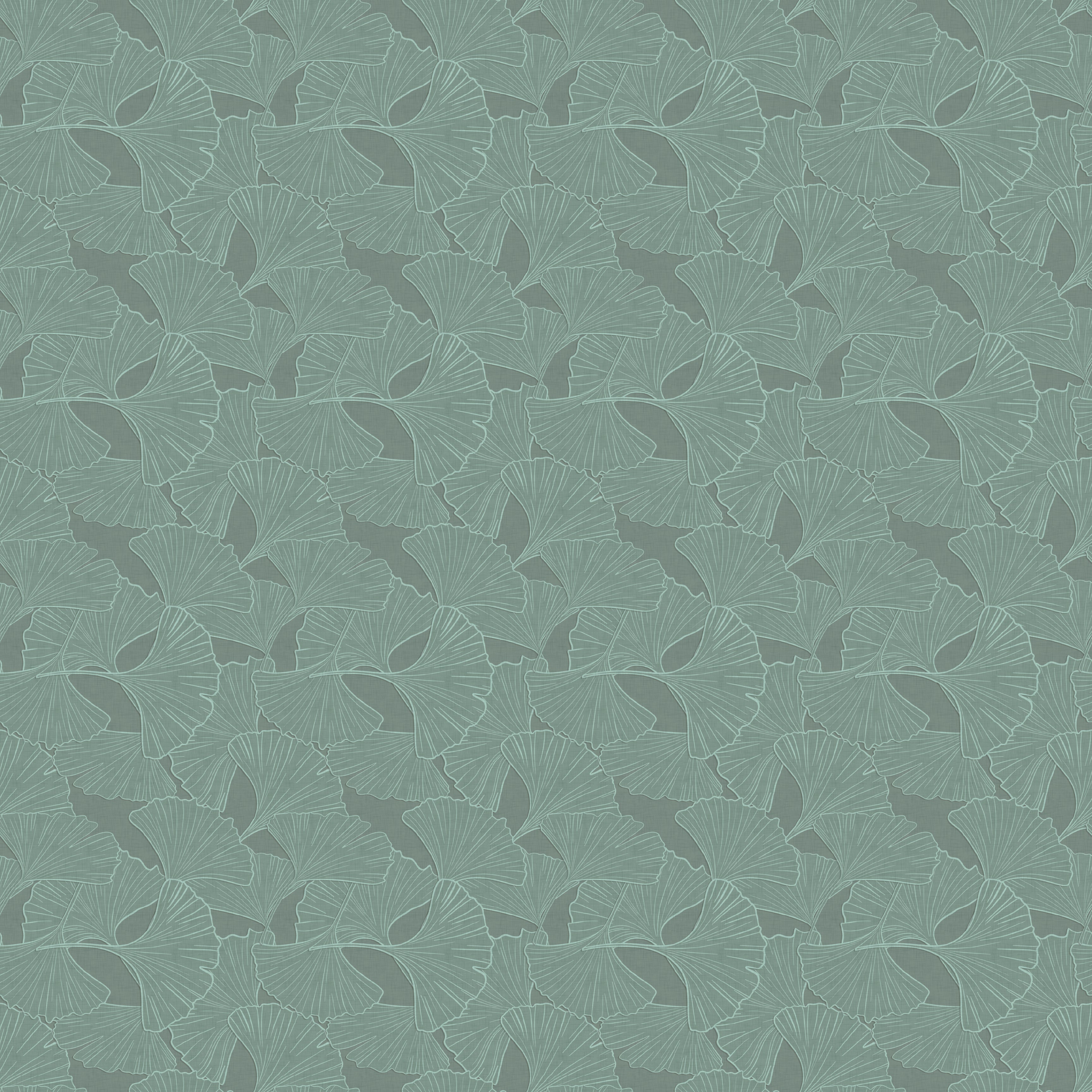 Odin Floral Wallpaper in Sage-Green and Cream