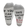 Cotton Socks - If You Can Read, This Nurse Teacher Left