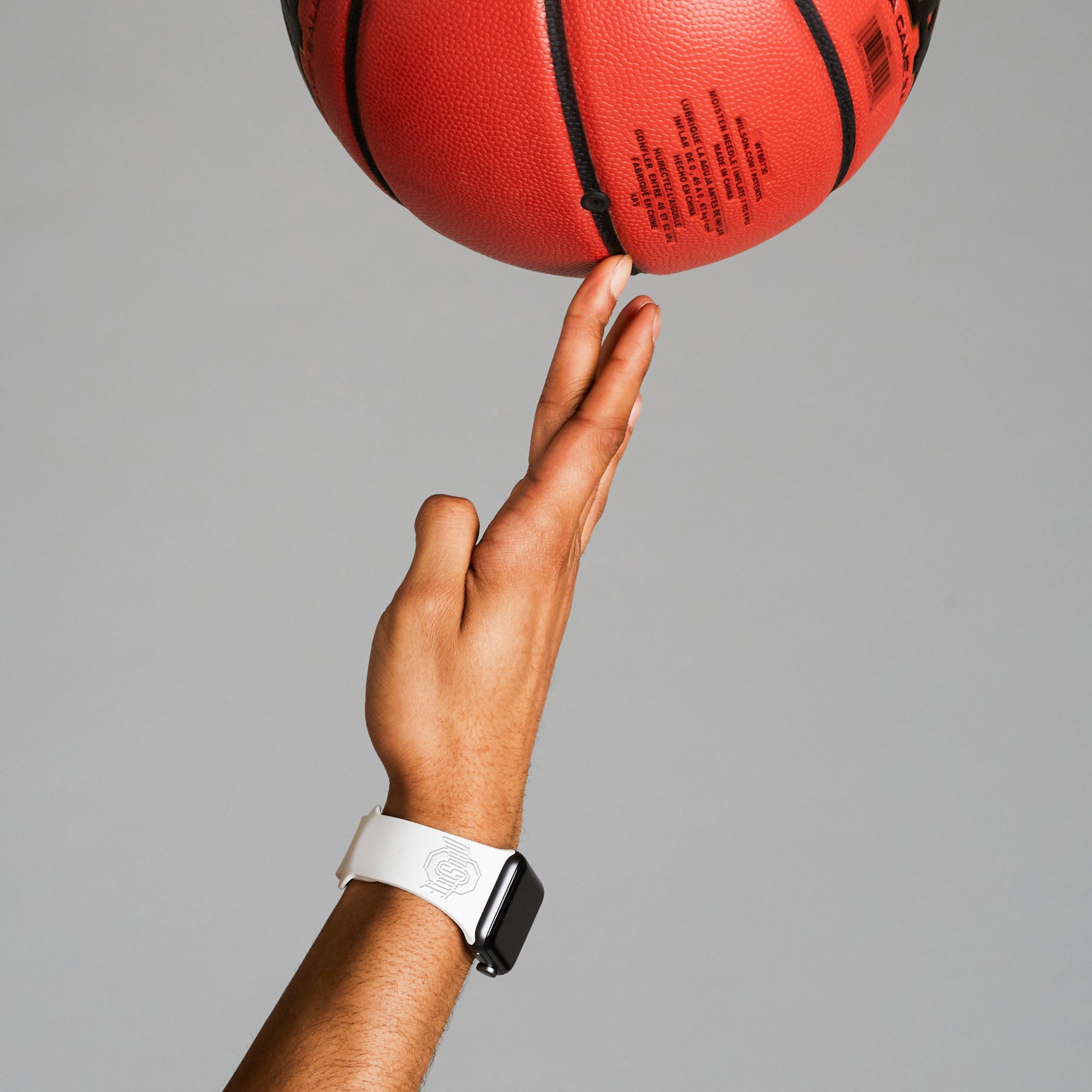 Ohio State Buckeyes Engraved Silicone Apple Watch Band