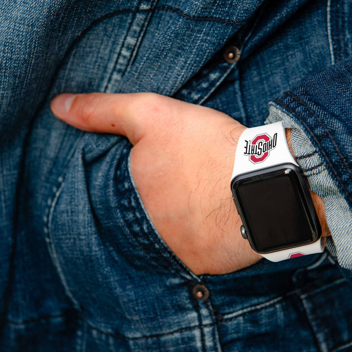 Ohio State Buckeyes Apple Watch Band