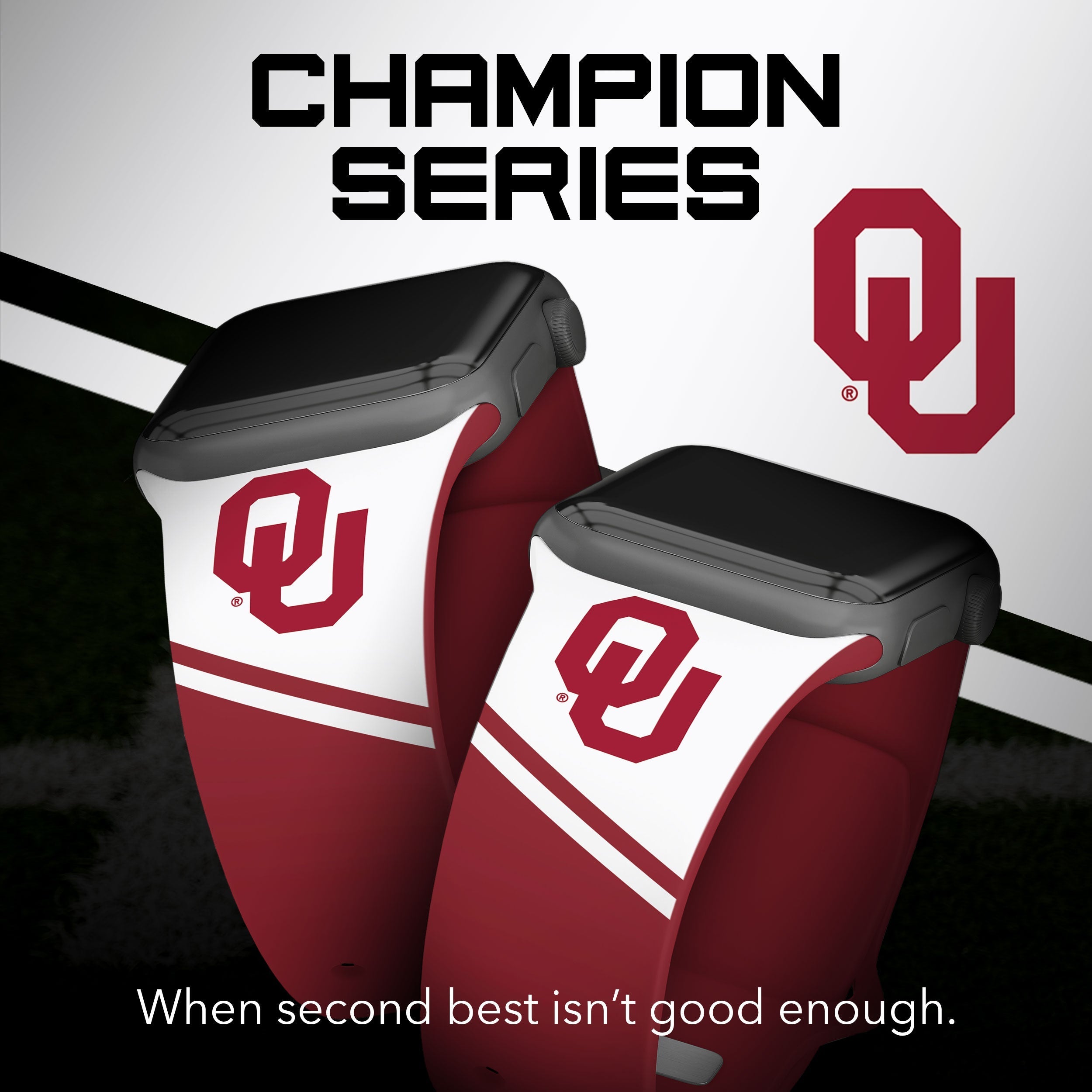 Oklahoma Sooners HD Apple Watch Band