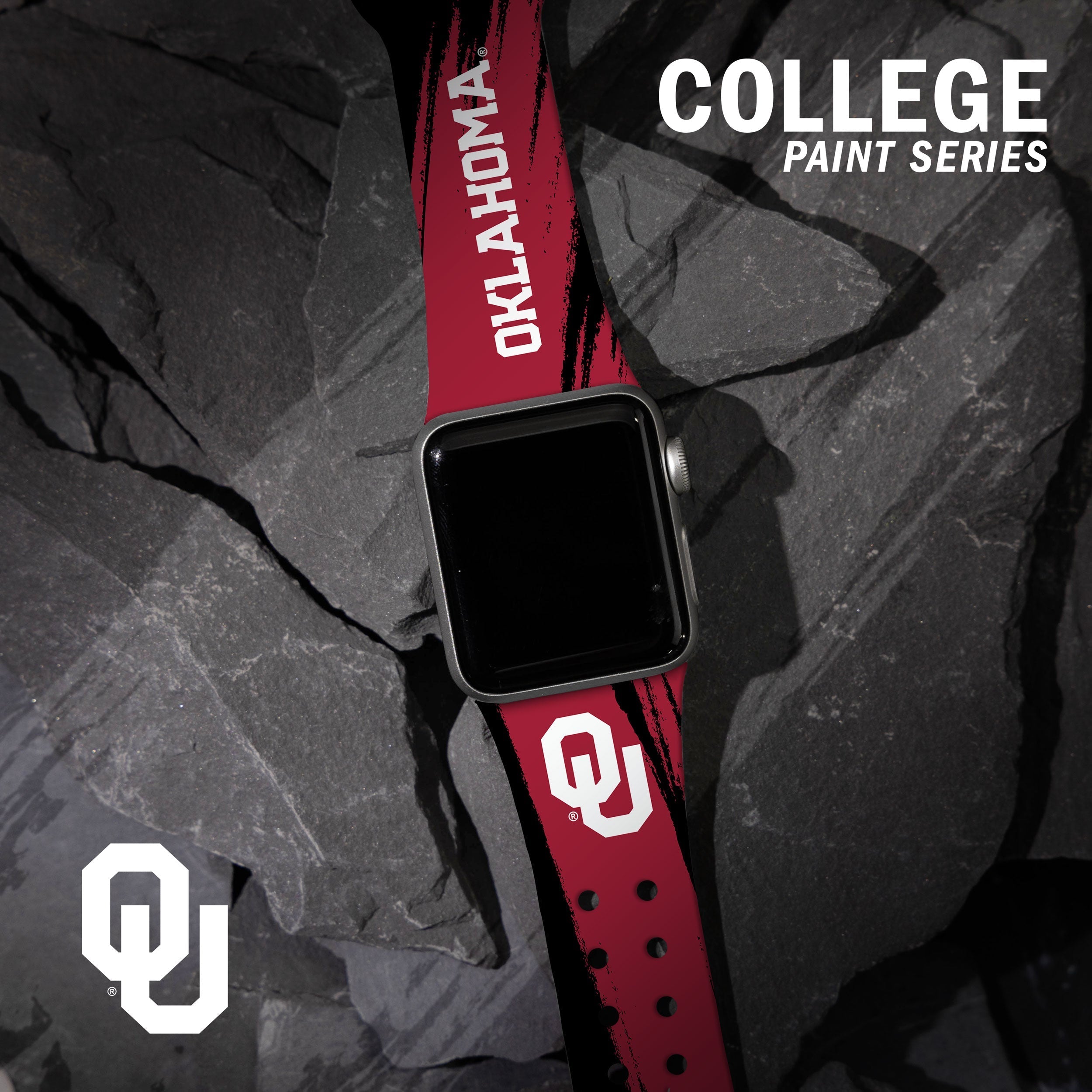 Oklahoma Sooners HD Apple Watch Band