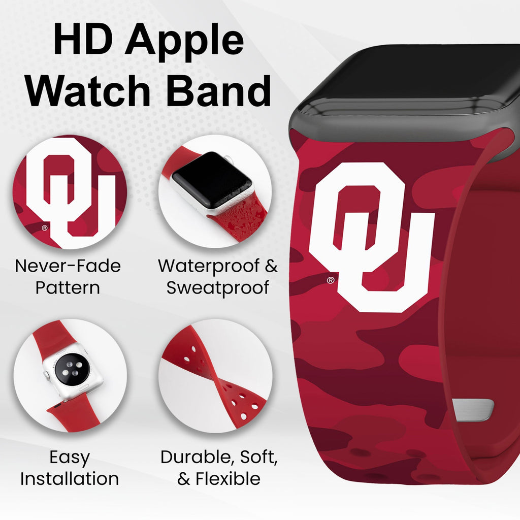 Oklahoma Sooners HD Apple Watch Band