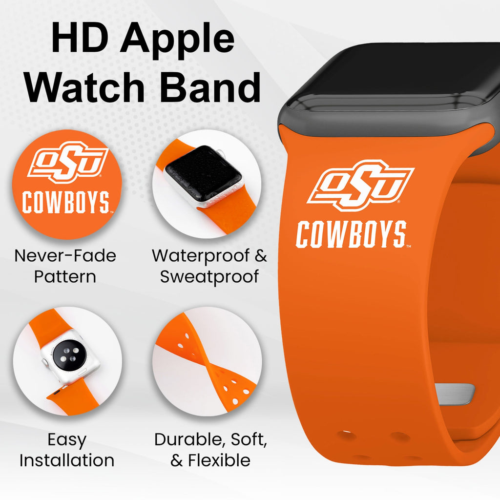Oklahoma State Cowboys HD Apple Watch Band