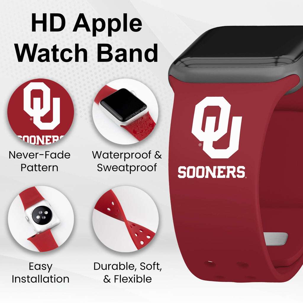 Oklahoma Sooners HD Apple Watch Band