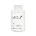 White bottle of Olaplex No. 2 Bond Perfector hair treatment