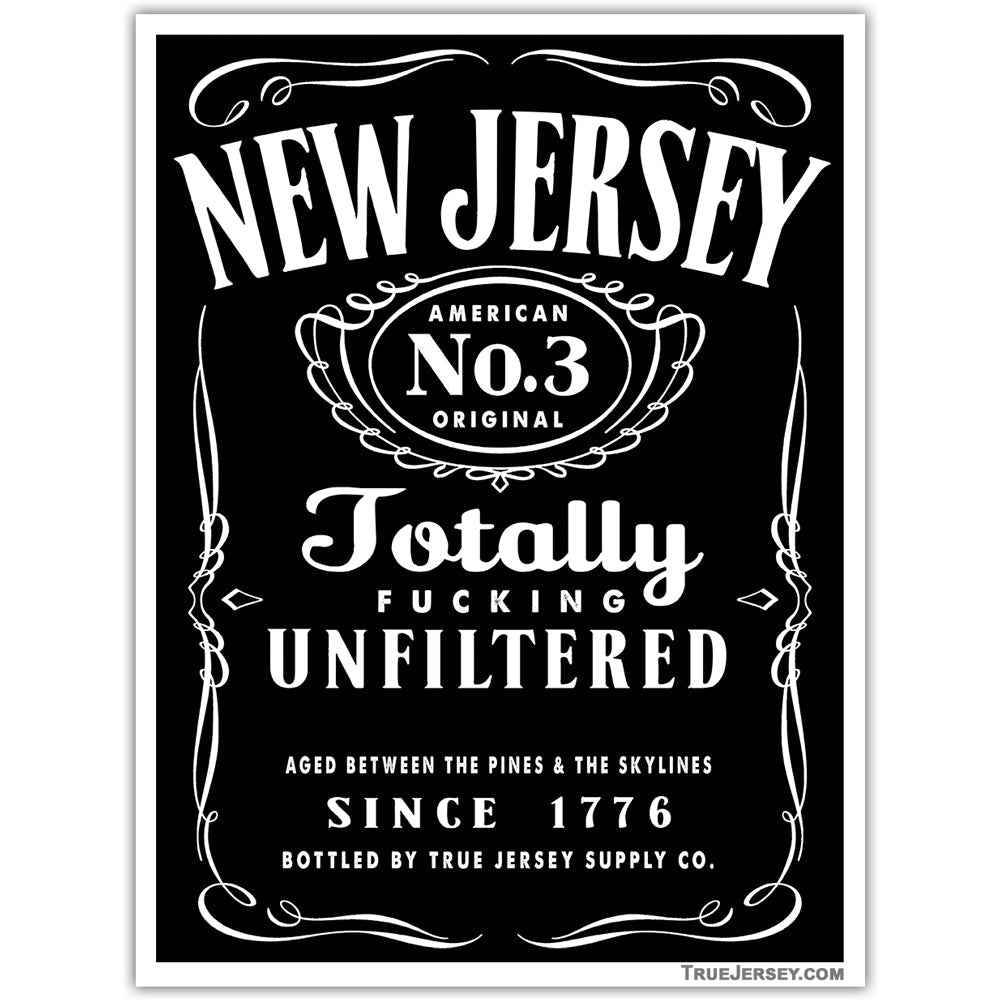 Old Number Three parody graphic sticker for personalizing gear