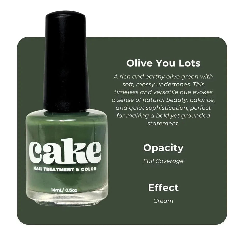 Nail Strengthening Polish - Olive You Lots Long-Lasting Color